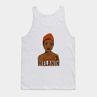 Melanin Queen Black Pride Art Tank Top